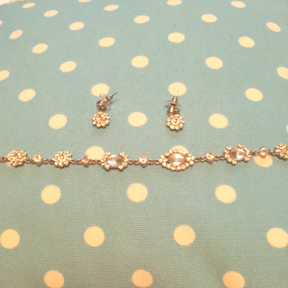 Earrings and Necklace Pair